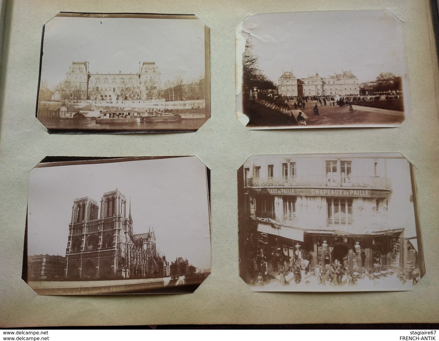 ALBUM PHOTO DE 133 PIECES PARIS BALLON CAMPAGNE BALLON EXPOSITION CHEMIN DE FER COMMERCE 1929