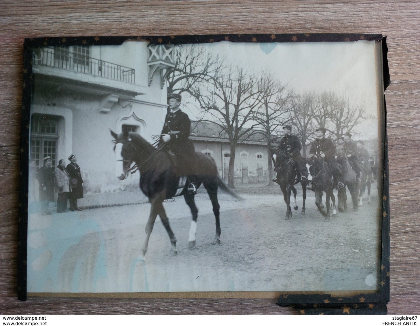 PHOTO GENDARMERIE GENDARME CAVALIERS LIEU A IDENTIFIER - Berufe