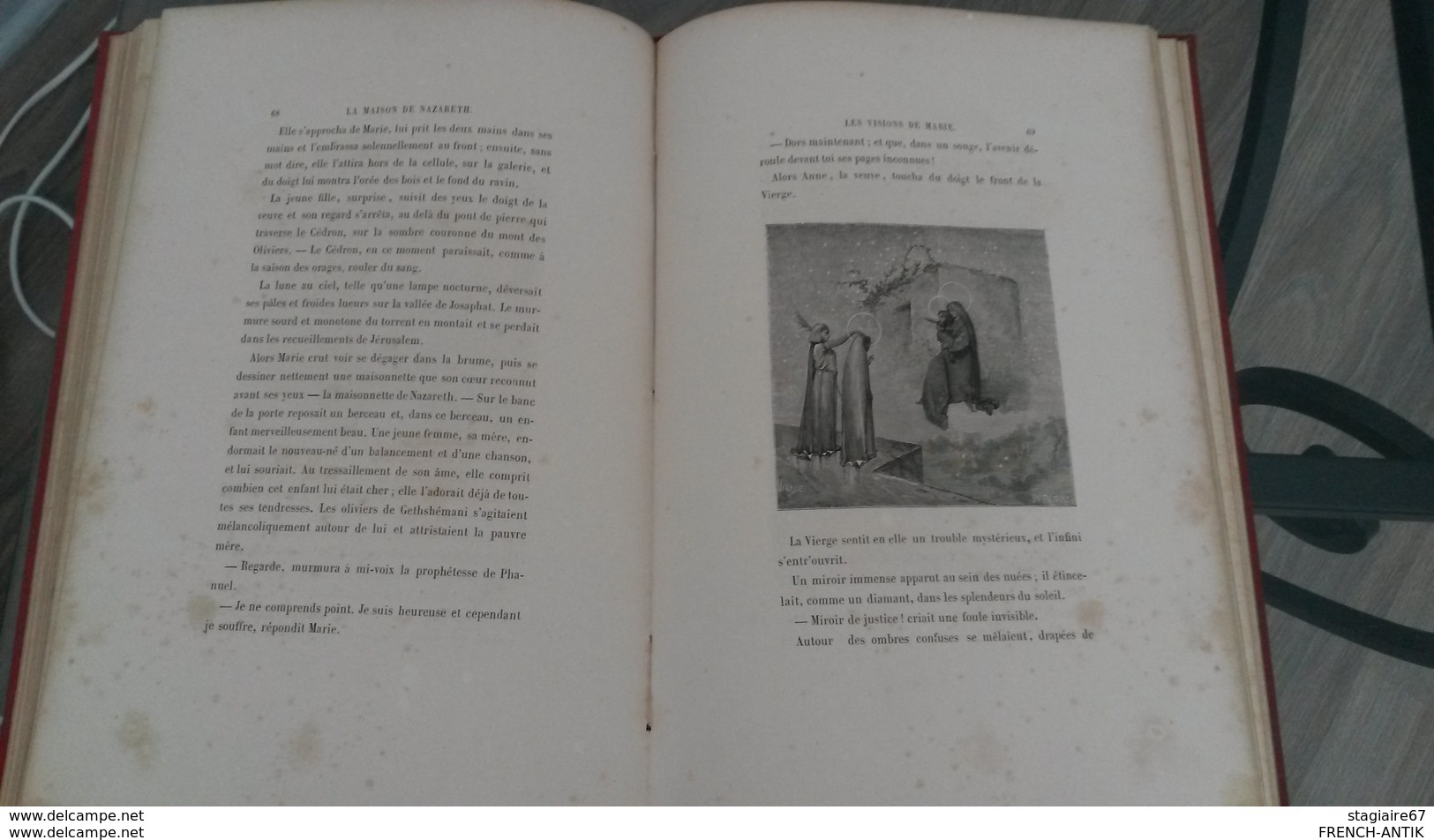LIVRE LA MAISON DE NAZARETH PAR AIME GIRON LIBRAIRIE DUCROCQ 1874 - 1801-1900