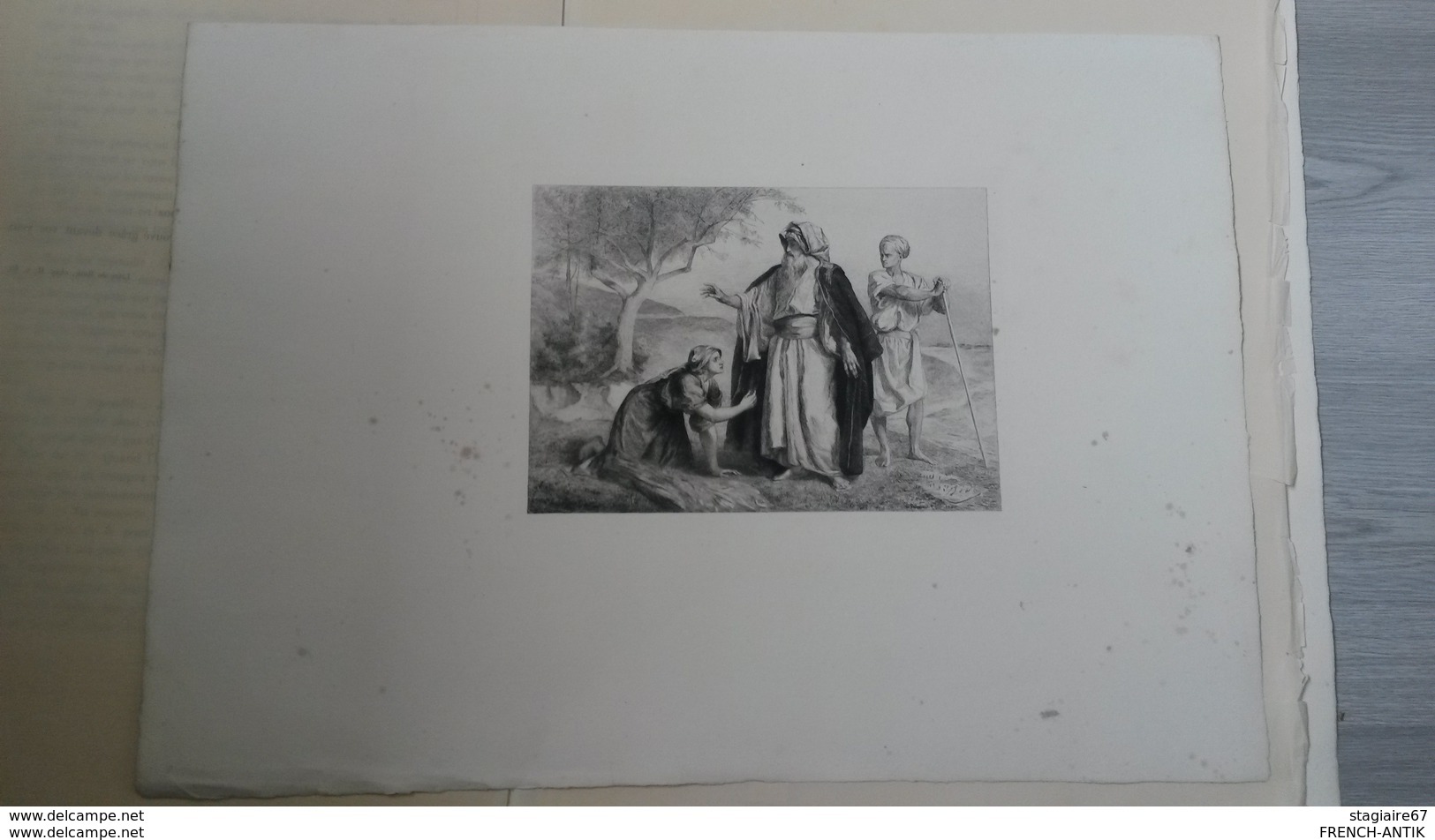 LE LIVRE DE RUTH  LEMAISTRE DE SACY GRAVURES DE BLIDA