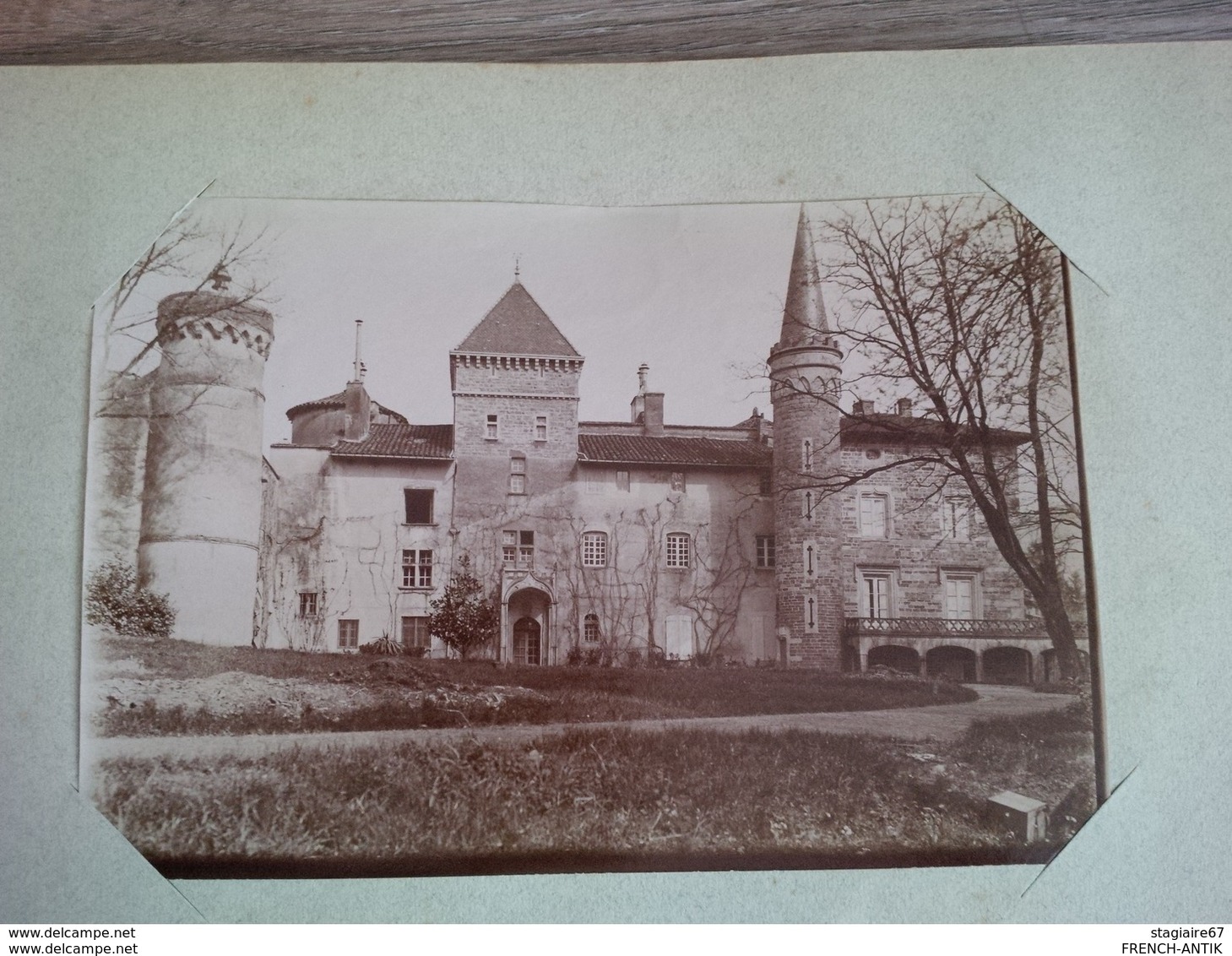 ALBUM DE FAMILLE SAONE ET LOIRE PROVIENT DE LA MAISON ST MICHEL A RULLY RELIGIEUX CHATEAU SCENE DE VIE MOISSON SCIERIE