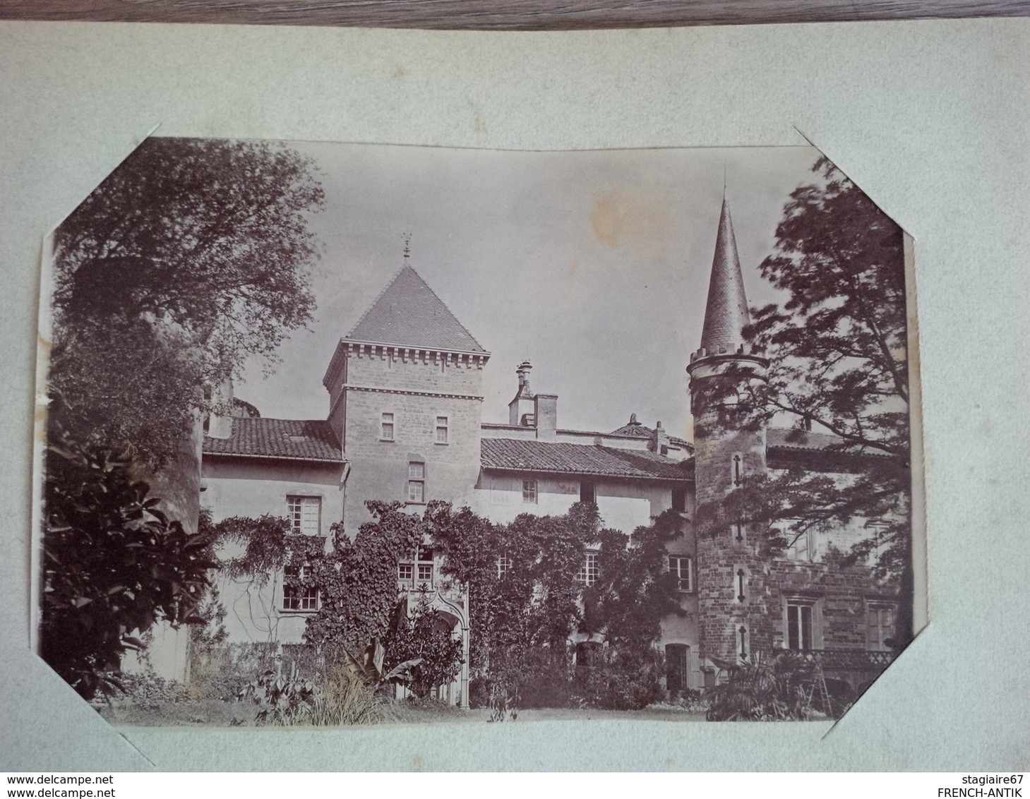 ALBUM DE FAMILLE SAONE ET LOIRE PROVIENT DE LA MAISON ST MICHEL A RULLY RELIGIEUX CHATEAU SCENE DE VIE MOISSON SCIERIE