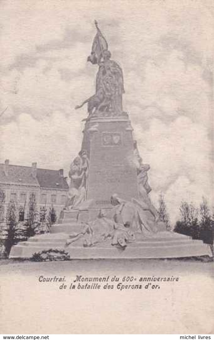 Kortrijk - Courtrai - Monument Du 600è Anniversaire De La Bataille Des Eperons D'or - Pas Circulé - Dos Non Séparé - TBE - Kortrijk