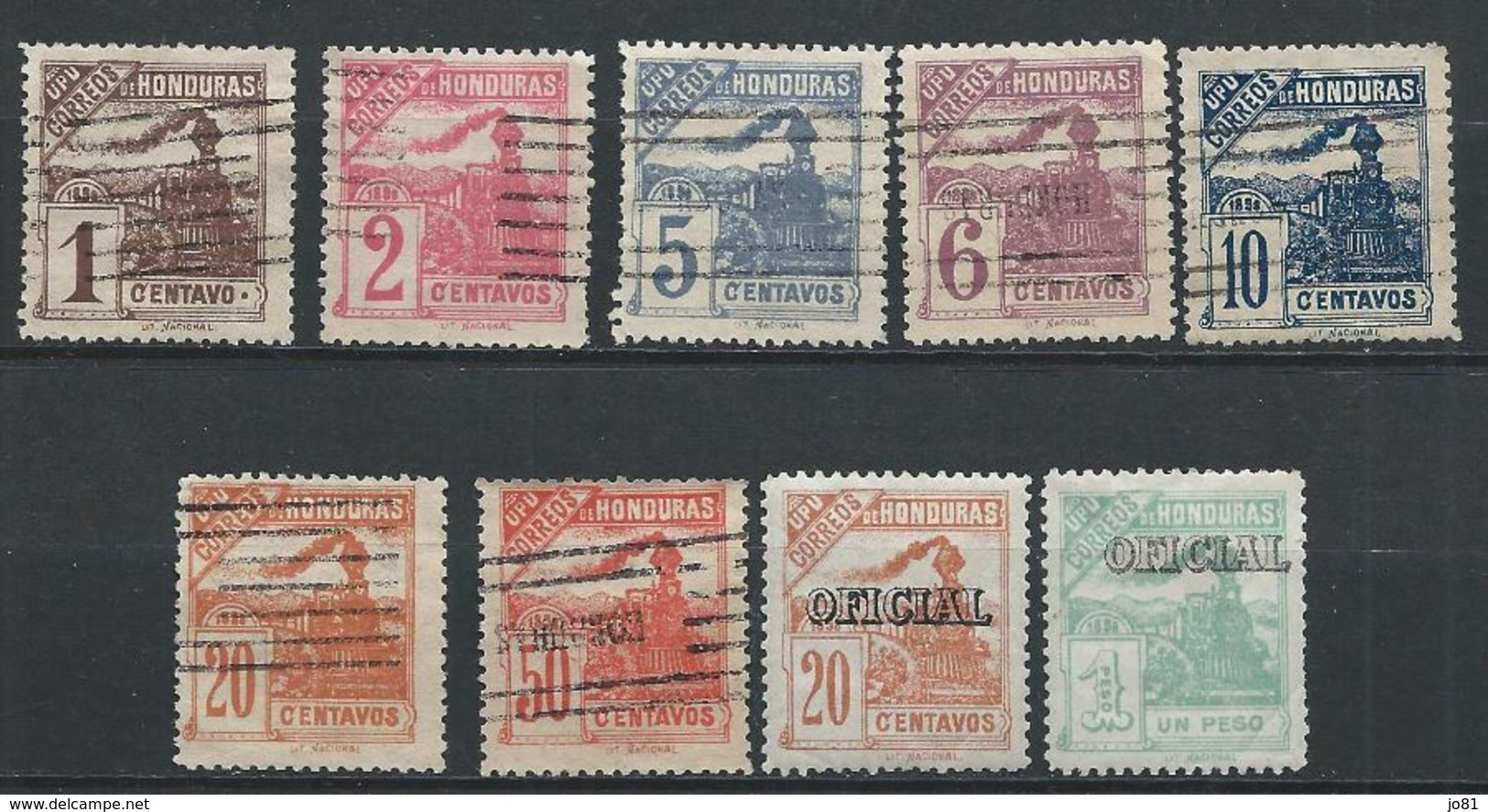 Honduras YT 84-90 + Service 25 Et 27 Oblitéré, X Et (X) - Used MH And MNG - Honduras