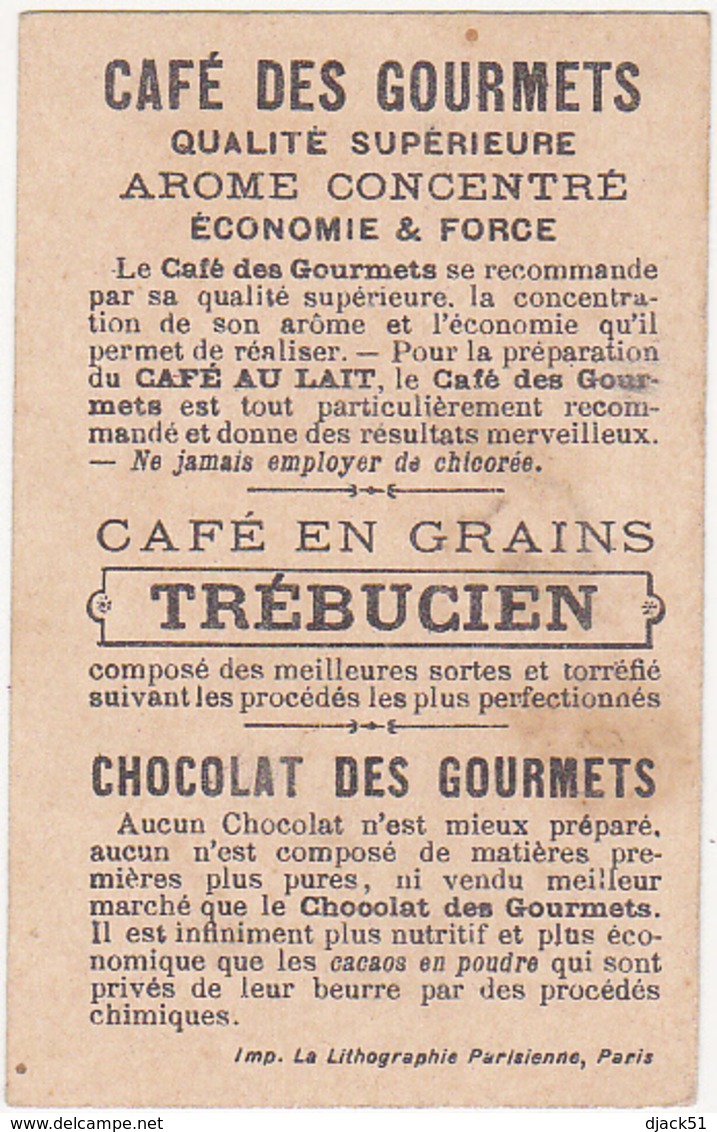 Chromo / CAFE EN GRAINS & CHOCOLAT Des GOURMETS - TREBUCIEN / DU GUESCLIN - Thé & Café