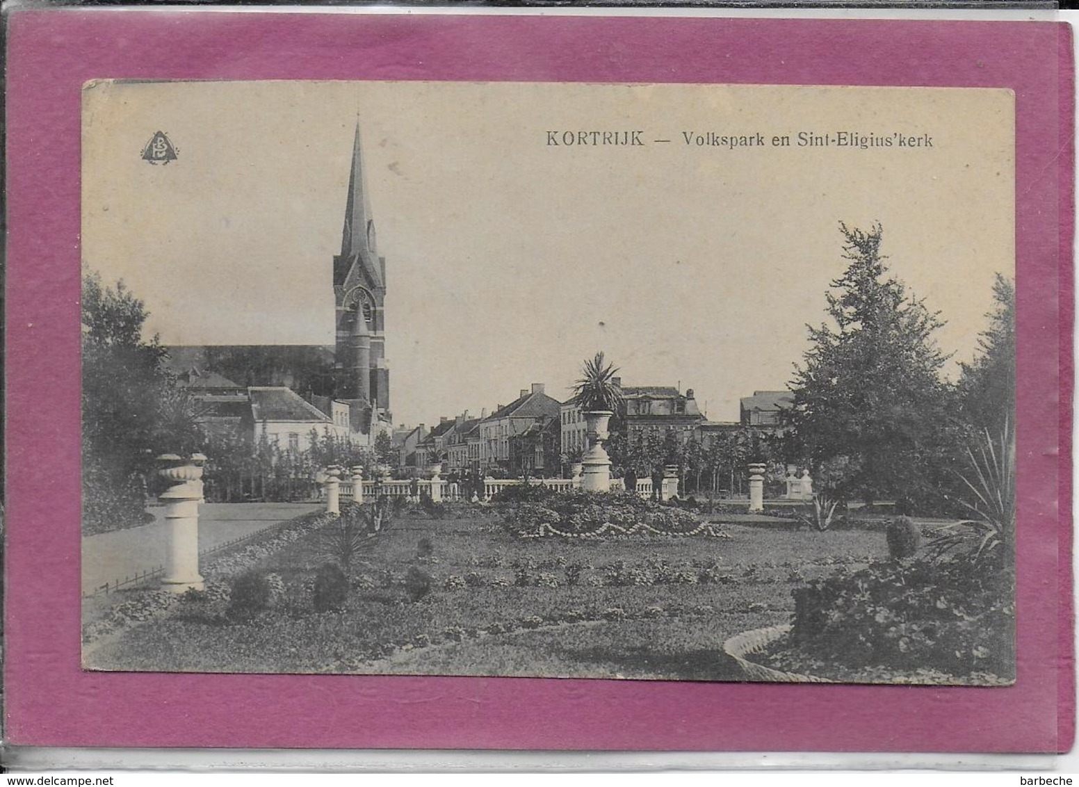 KORTRIJK  Volkspark  En Sin-Eligiu's Kerk - Kortrijk