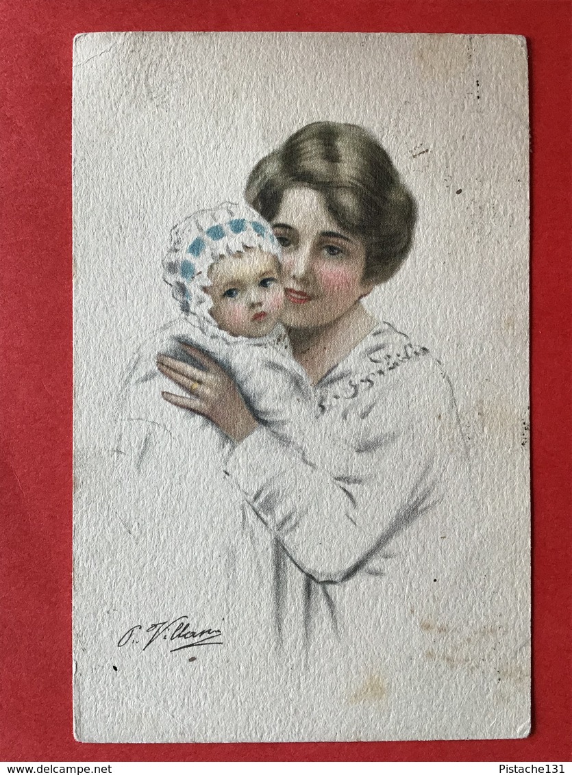 1920 - Illustrateur VILLANI - MAMAN ET BEBE - MOEDER MET BABY - Autres & Non Classés