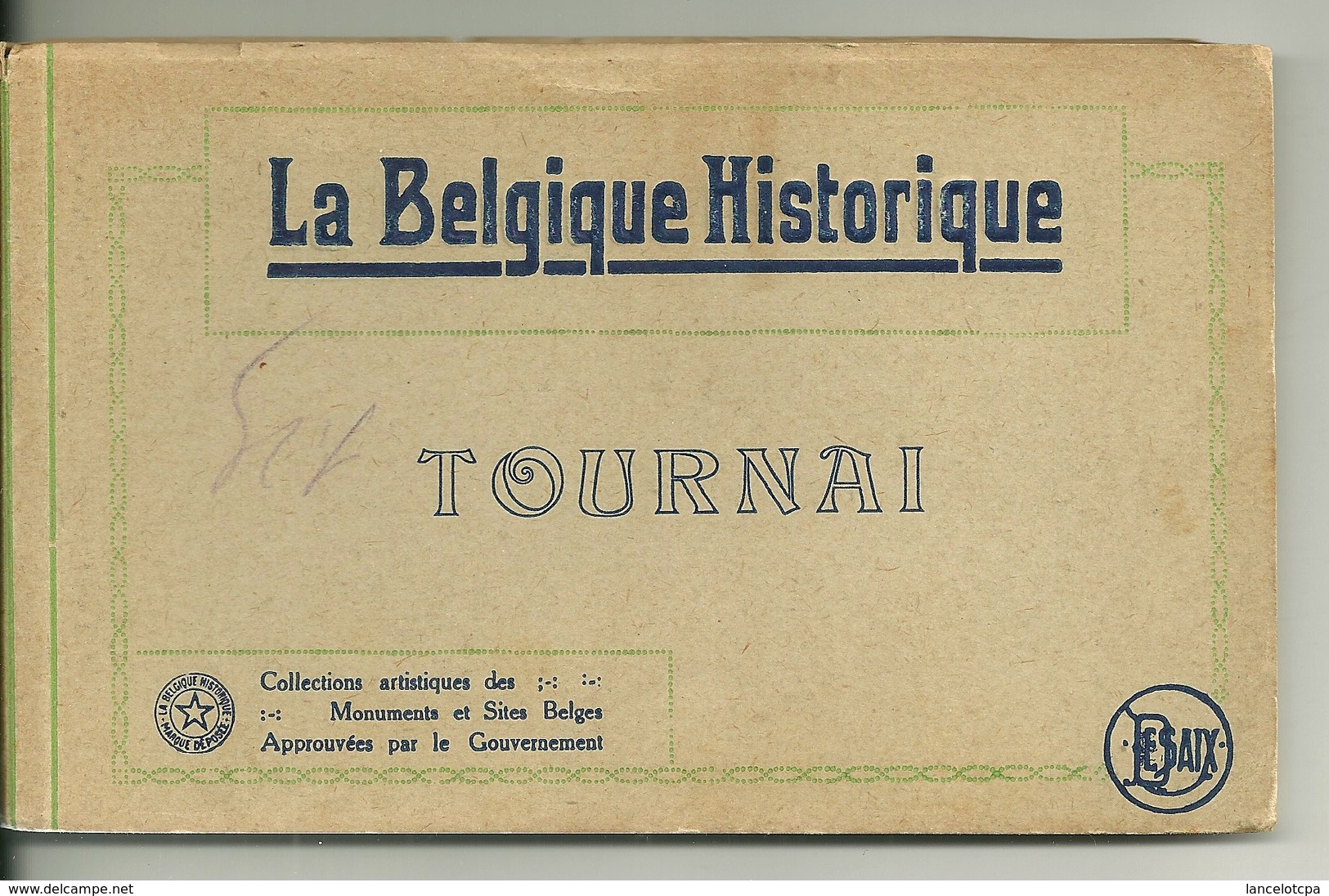 TOURNAI / CARNET DE 10 CPA DE LA VILLE DE TOURNAI - Tournai