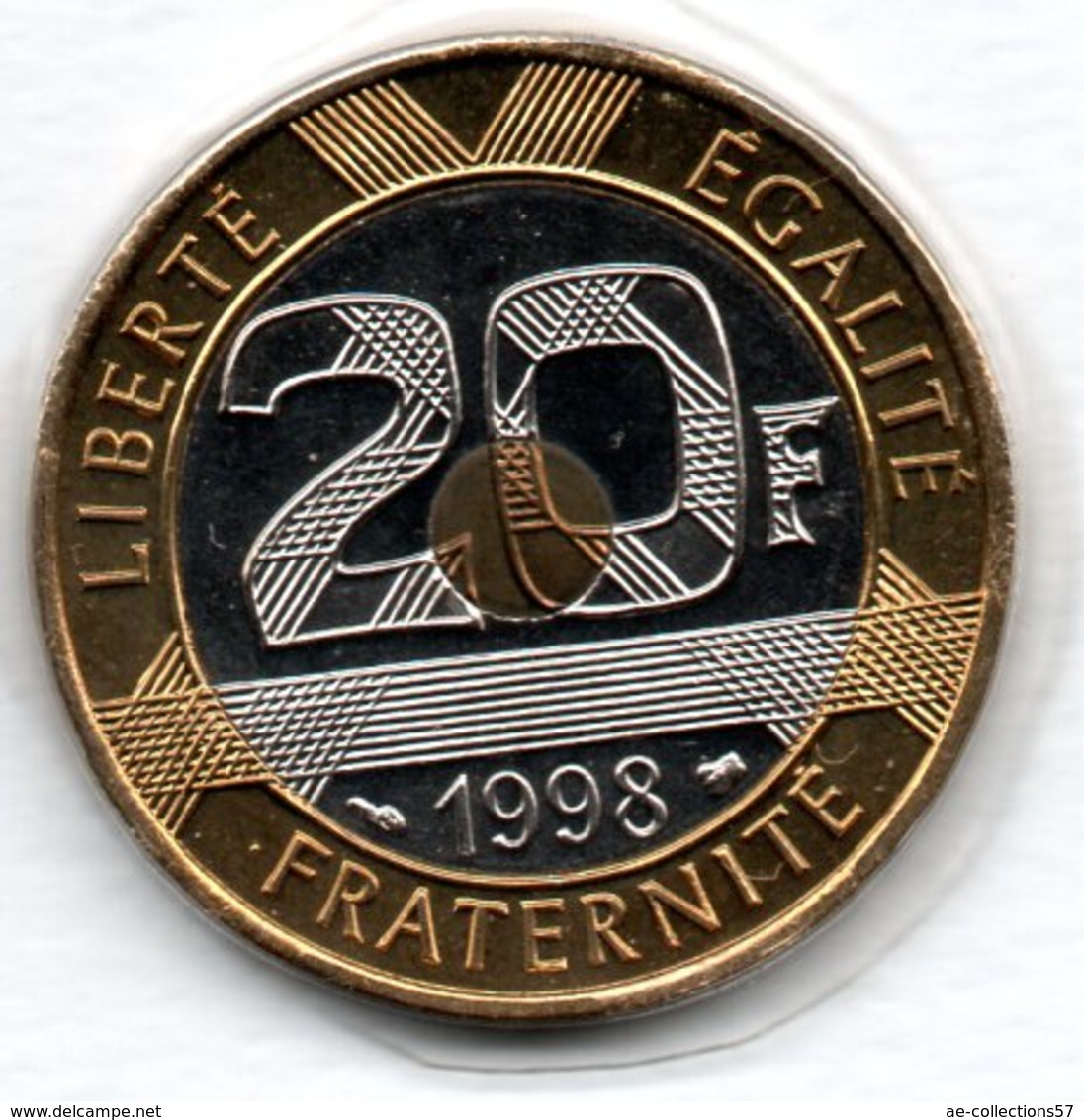 20 Francs 1998     -  état  FDC - Other & Unclassified