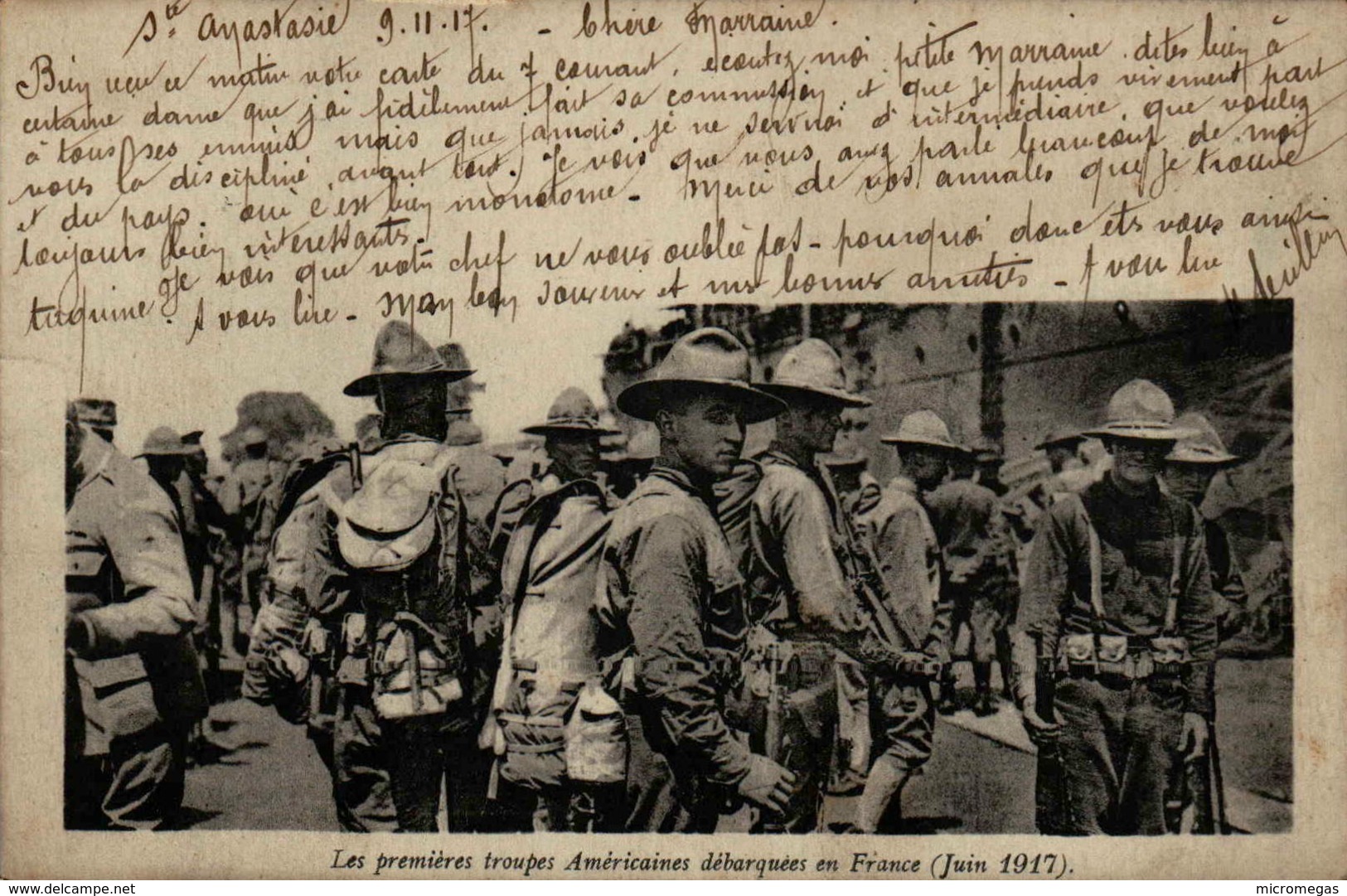 Les Premières Troupes Américaines Débarquées En France (juin 1917) - Guerre 1914-18