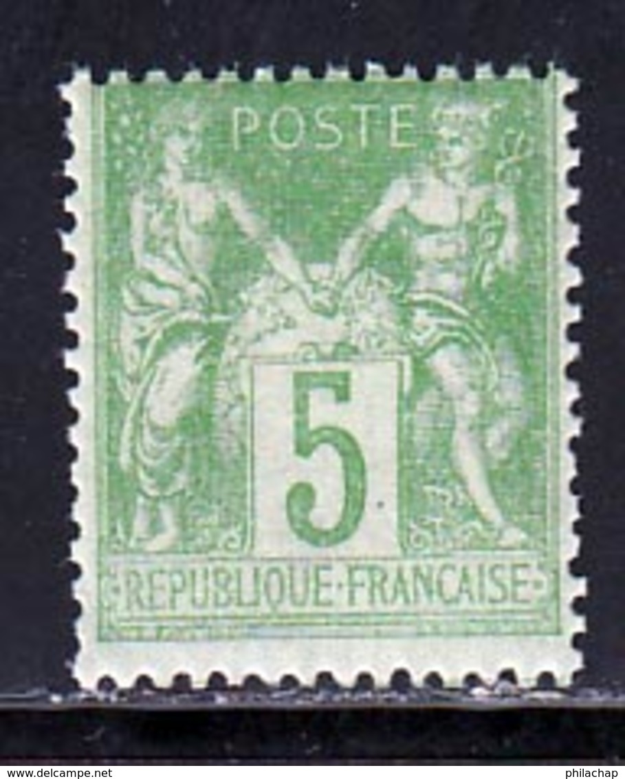 France 1898 Yvert 102 ** TB Type III - 1898-1900 Sage (Type III)