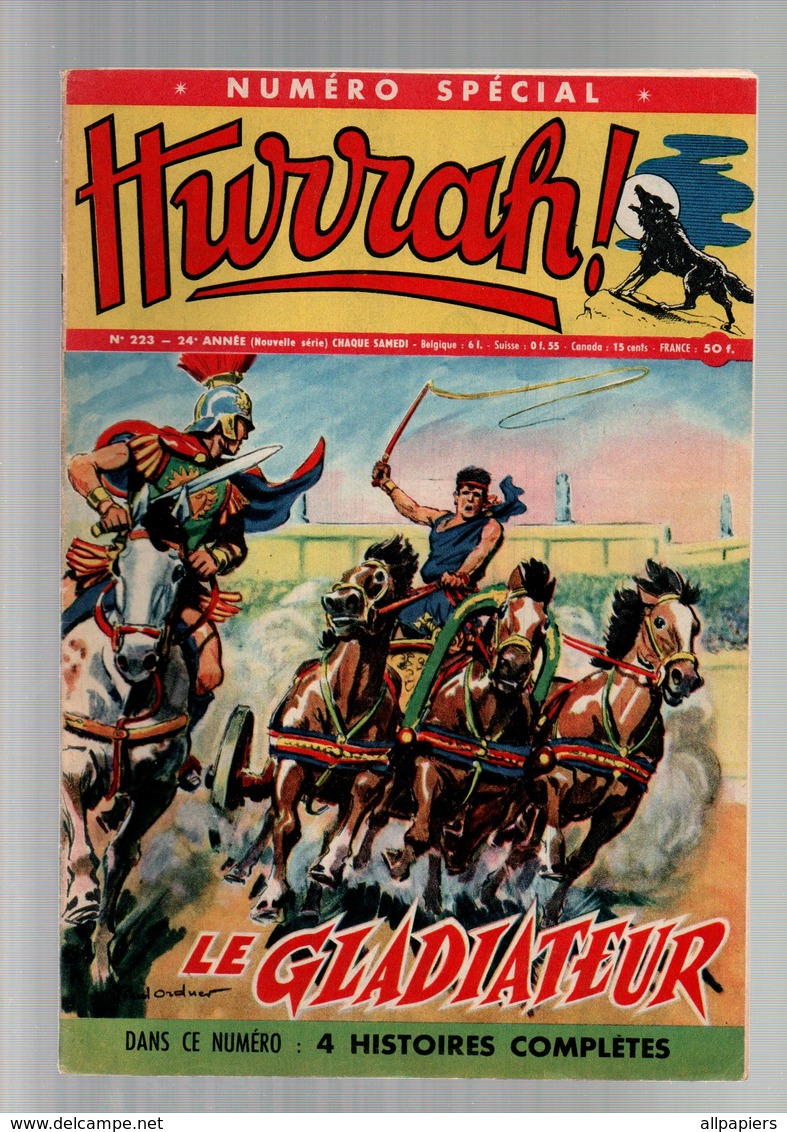 Hurrah Numéro Spécial N°223 Le Gladiateur - Lutte Contre La Pesanteur - Apprenez Le Sport De A à Z De 1958 - Hurrah