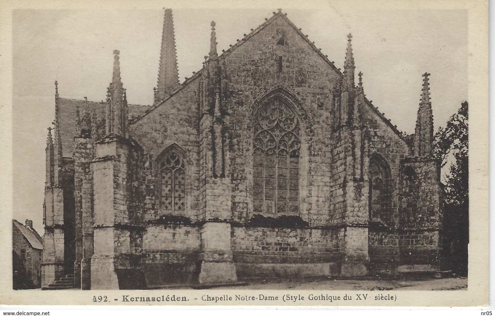 56 ( Morbihan ) - KERNASCLEDEN - Chapelle Notre Dame ( Style Gothique Du XV E Siecle ) - Autres & Non Classés