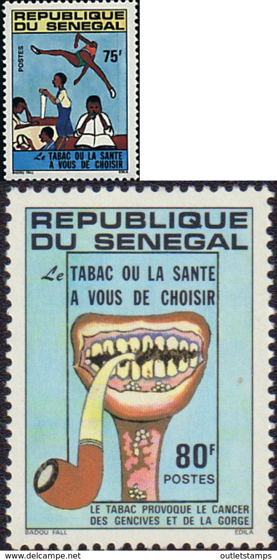 Ref. 92482 * NEW *  - SENEGAL . 1981. CAMPAIGN AGAINST TOBACCO. CAMPA�A ANTI TABACO - Senegal (1960-...)