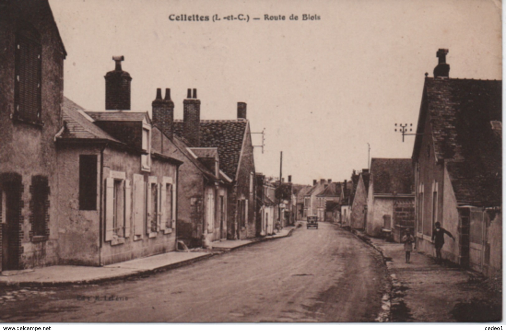 CELLETTES  ROUTE DE BLOIS - Autres & Non Classés