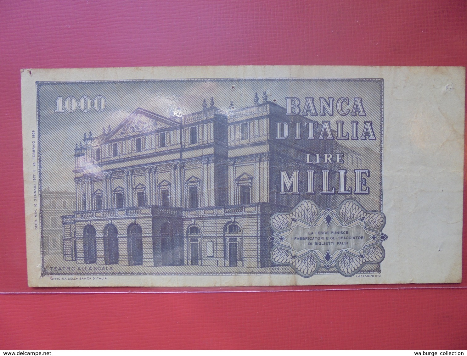 ITALIE 1000 LIRE 1969-81 CIRCULER - 1000 Liras