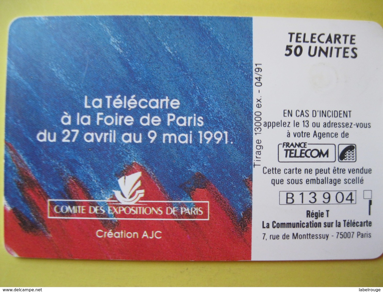 Télécarte 50 Privée-publique - 50 Einheiten