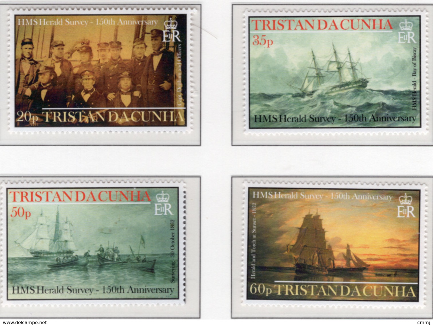 2002 - TRISTAN DA CUNHA - Yv.  Nr. 720/723 - (UP131.19) - Tristan Da Cunha