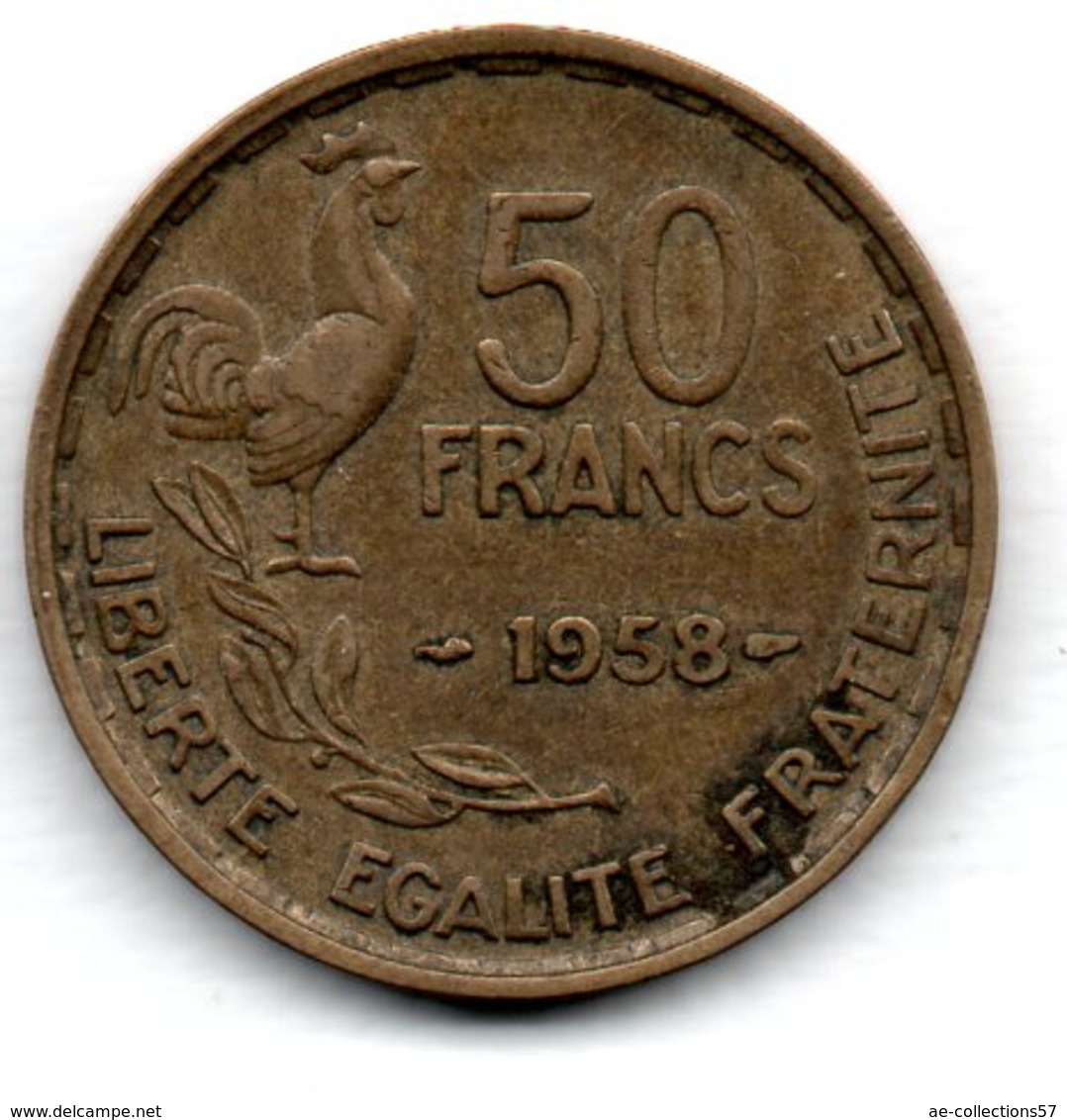 50 Francs 1958  -  état  TTB - Autres & Non Classés