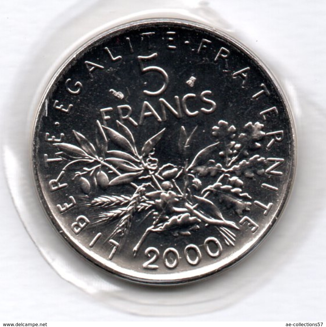-  5 Francs 2000  -  état  FDC - Altri & Non Classificati