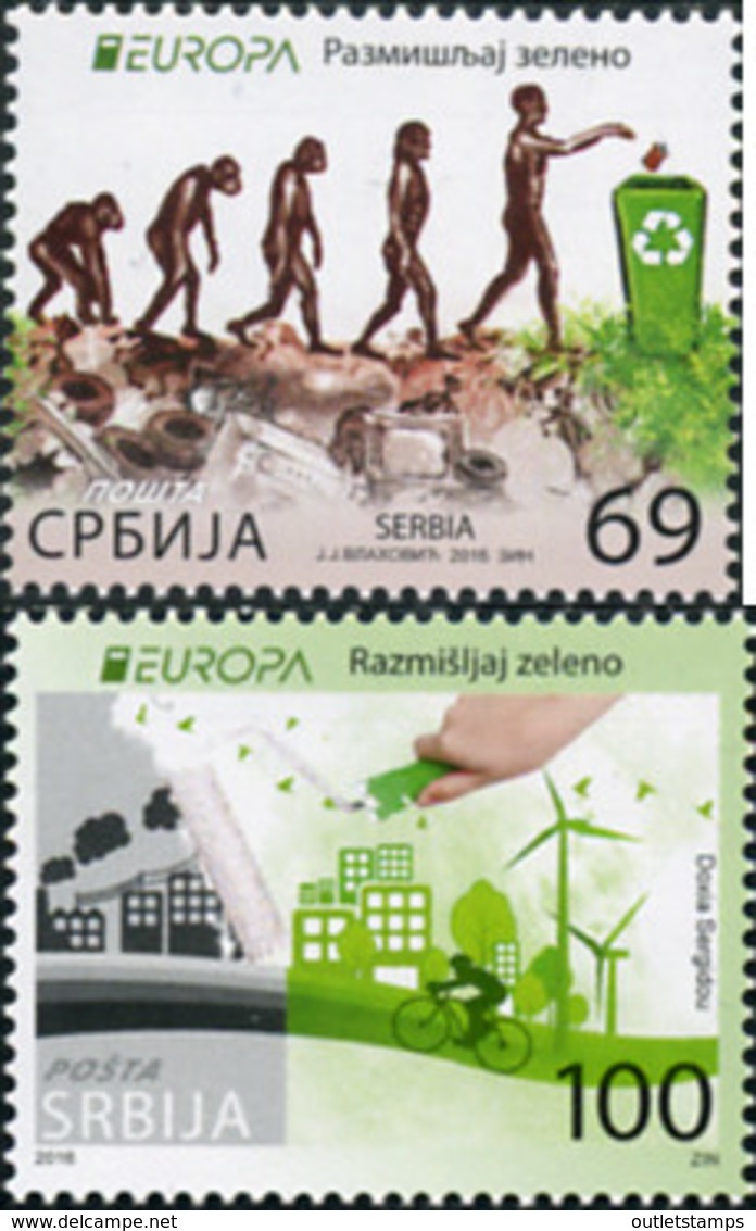 Ref. 365450 * NEW *  - SERBIA . 2016. EUROPA CEPT 2016 - ECOLOGIA EN EUROPA - PIENSA EN VERDE - Serbia