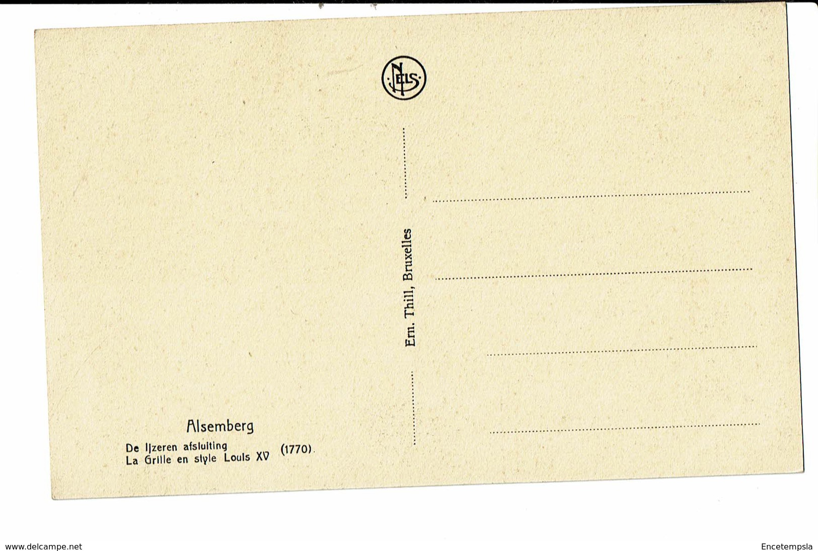 CPA - Carte Postale  Belgique- Alsenberg- De Izeren Afsluiting Can De Kerk VM2136 - Beersel