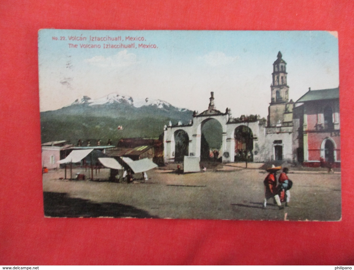 The Volcano Izlaccihuatl   Mexico    Pin Hole  Ref 3272 - Mexico