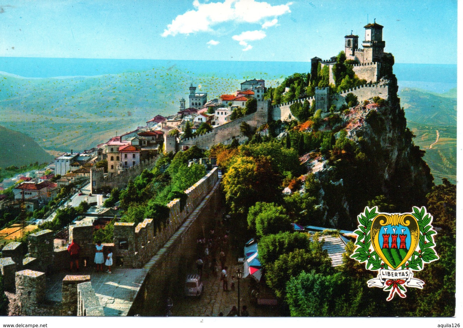 BELLISSIMA CARTOLINA SAN MARINO E803 - San Marino