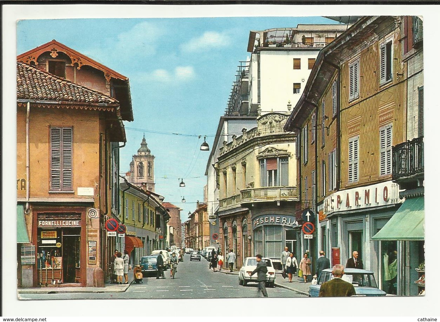 ITALIE . RHO . VIA MADONNA .  RUE NOTRE DAME . COMMERCES . - Rho