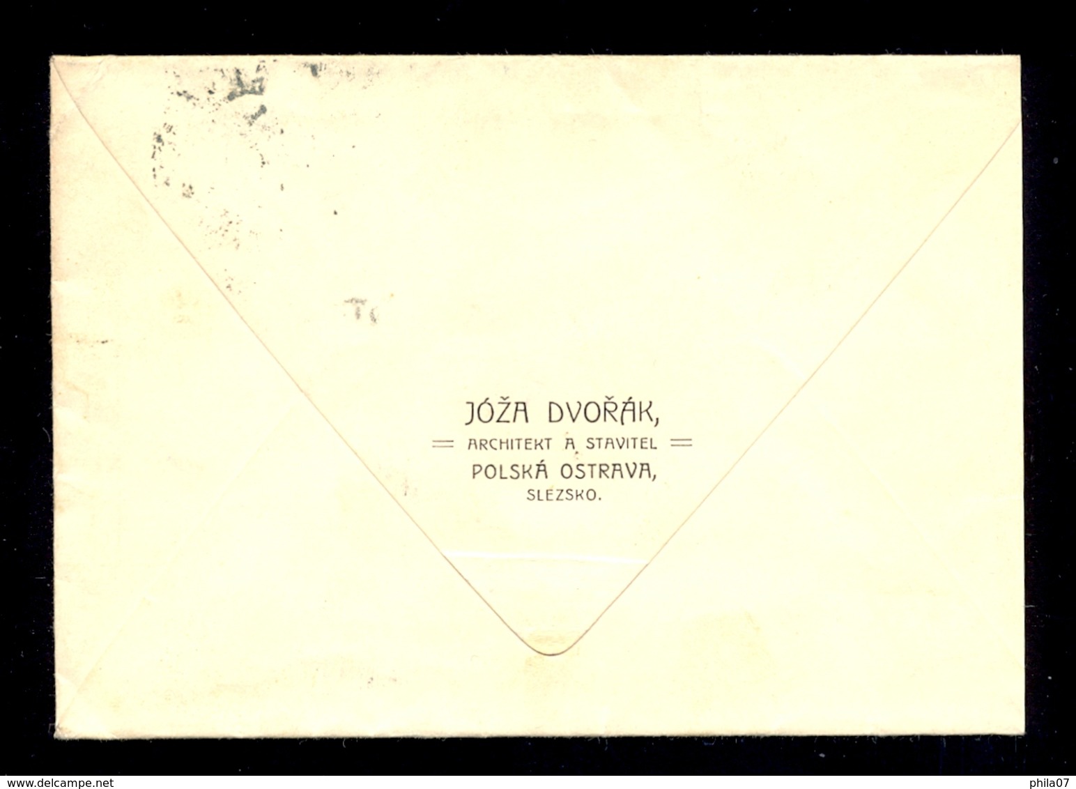 Austria, Poland - Letter Sent From Polska Ostrava To Czech Republic / 2 Scans - Other & Unclassified