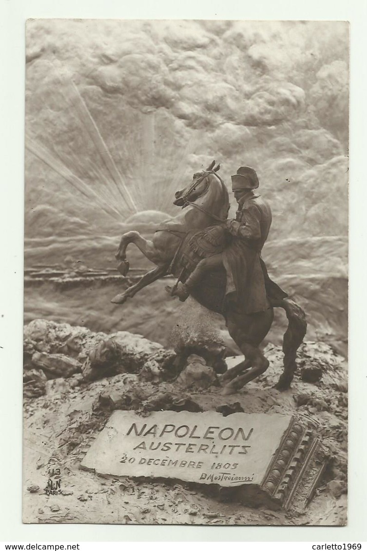 NAPOLEON AUSTERLITS ILLUSTRATA D. MASTROIANNI  VIAGGIATA FP - Mastroianni