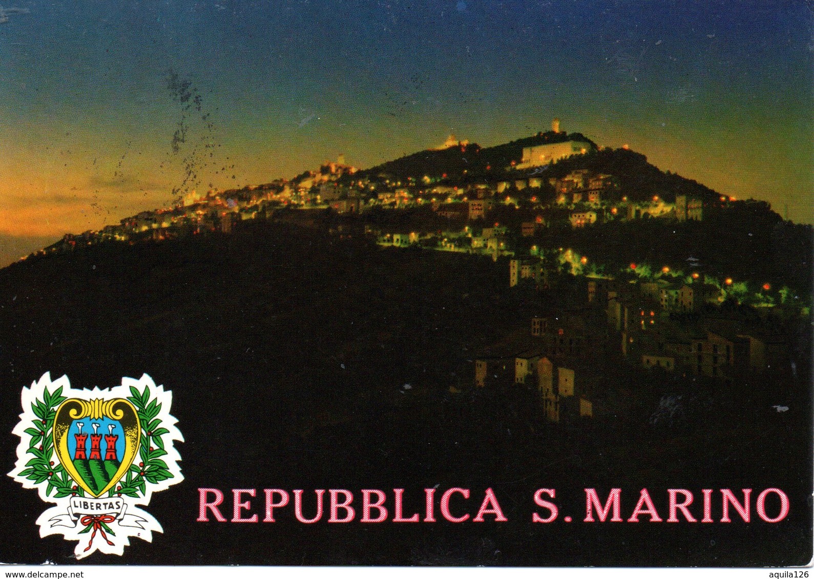 BELLISSIMA CARTOLINA SAN MARINO  E810 - San Marino