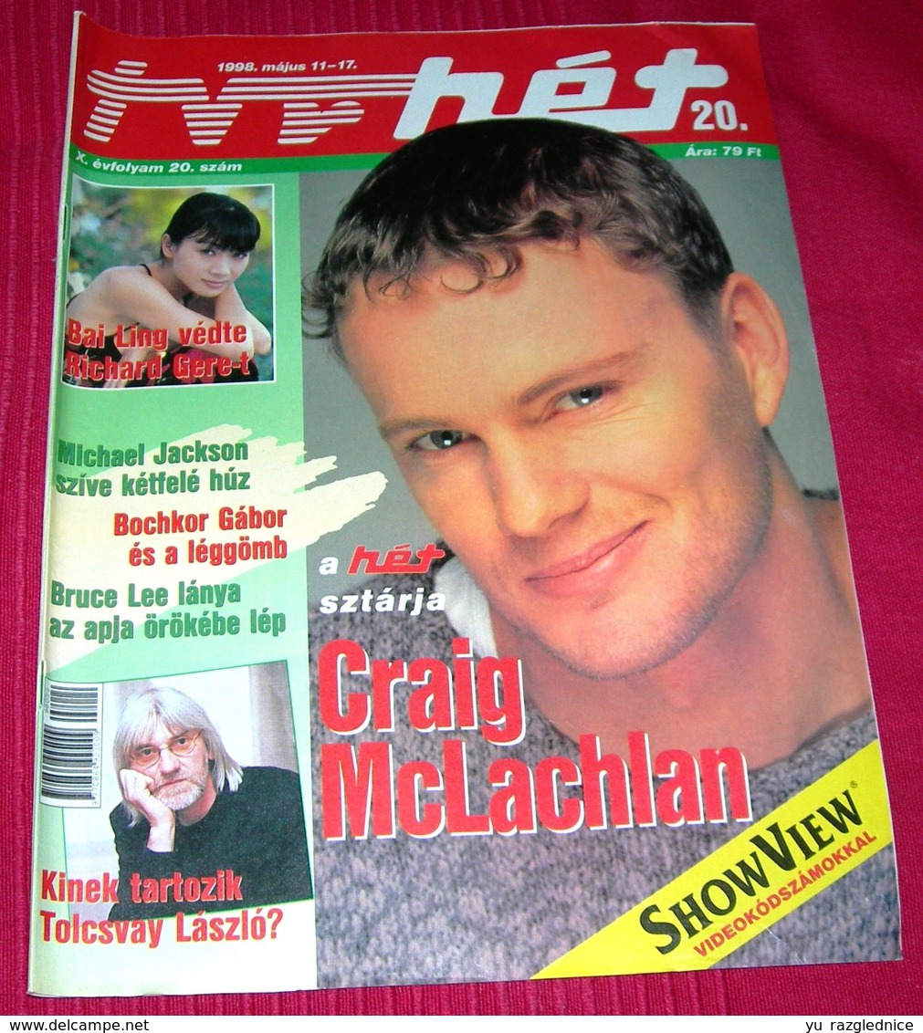 Craig McLachlan TVR HET Hungarian May 1998 RARE - Magazines