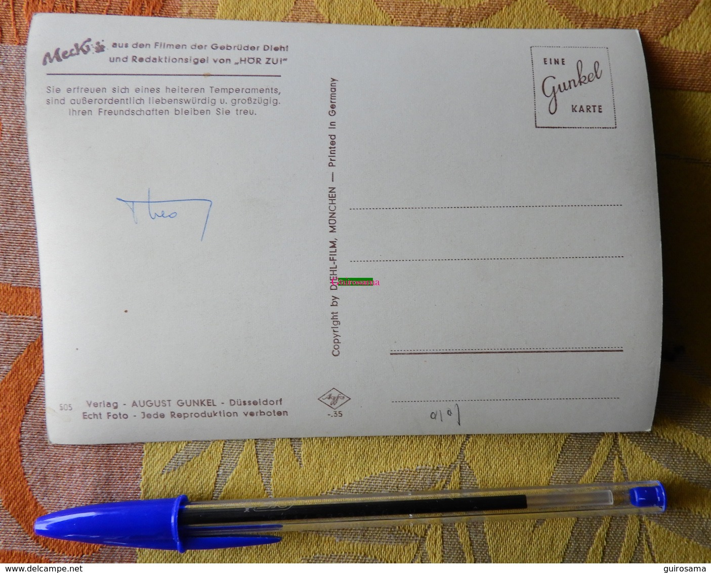 Mecki : Stier - 505 - Taureau - Zodiaque - Mecki