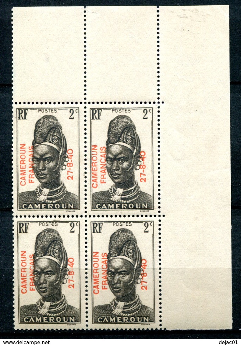 Cameroun - Surcharge 27-8-40 - Yvert 208 - Variété Des Tirets - Neuf Xxx - Lot 155 - Neufs