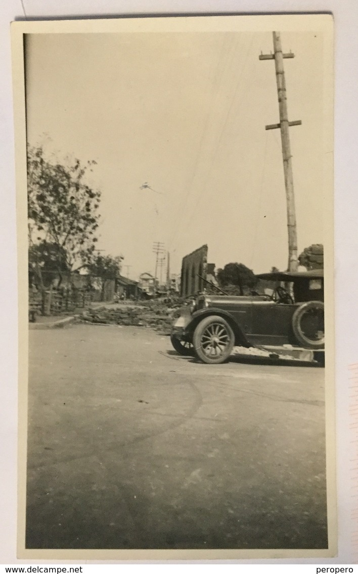 PHOTO  GUATEMALA  MANAGUA   EARTHQUAKE   1931. TREMBLEMENT DE TERRE  14,5 X 8,5 Cm. - Orte