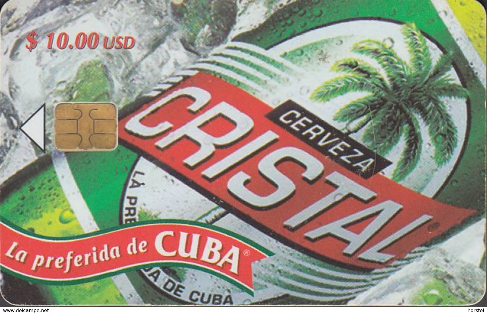 Cuba CUB- 128 Cerveza Cristal Beer , 1 Nd  ( 50.000x) - Cuba