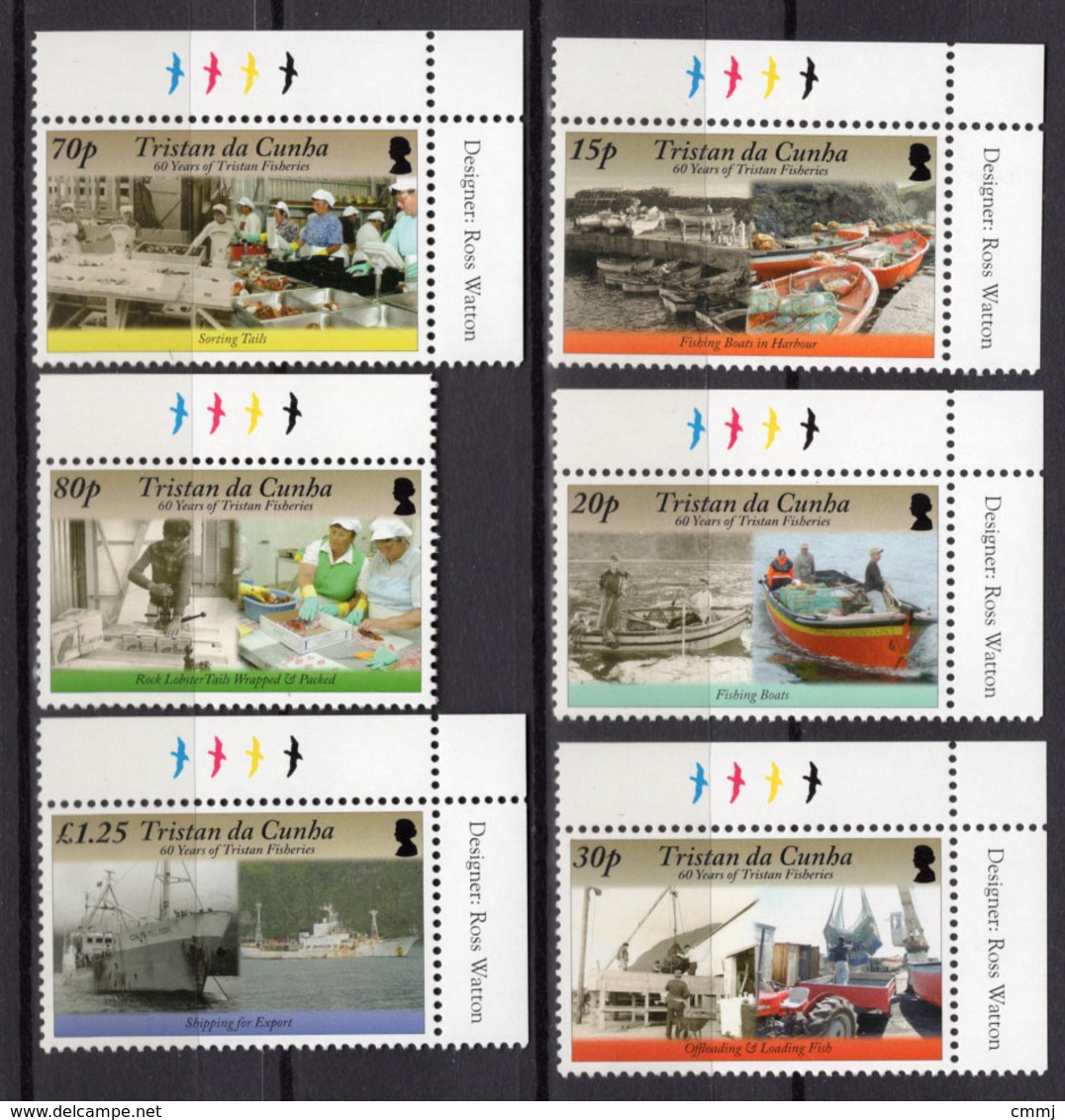 2008 - TRISTAN DA CUNHA - Yv.  Nr. 891/896 - (UP131.27) - Tristan Da Cunha