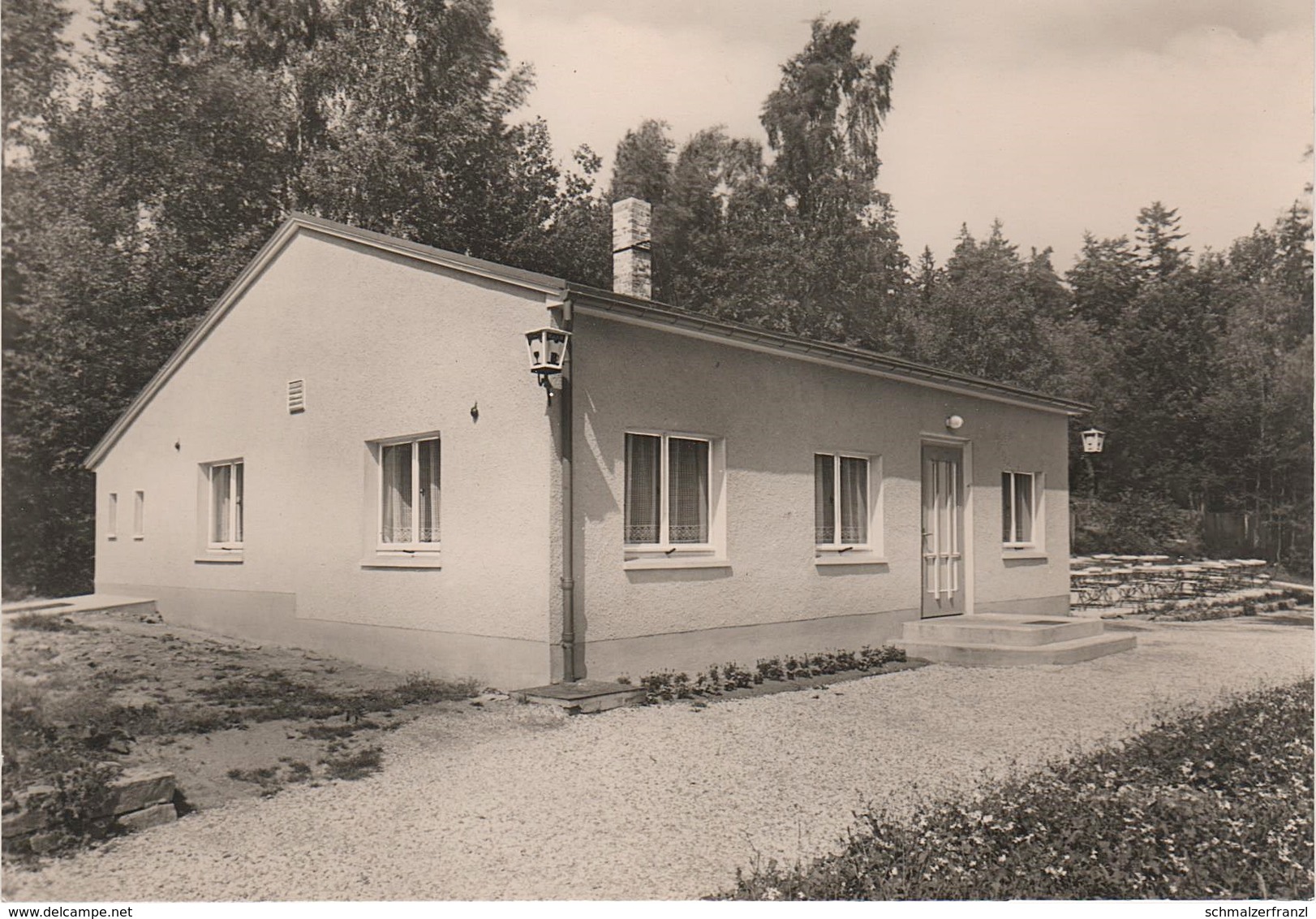 AK Thum Gaststätte Gasthof Baude Waldfrieden A Auerbach Ehrenfriedersdorf Gelenau Geyer Drebach Zwönitz Erzgebirge DDR - Thum