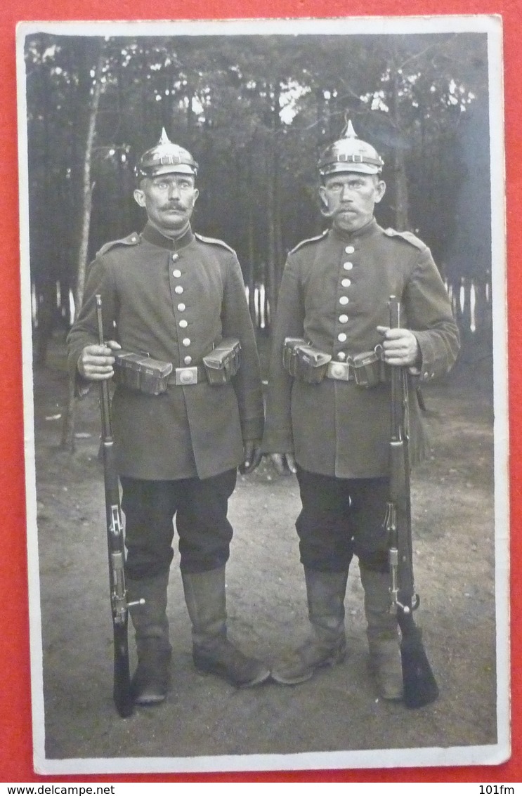 DEUTSCHE SOLDATEN - ORIGINAL PHOTO - Guerre 1914-18