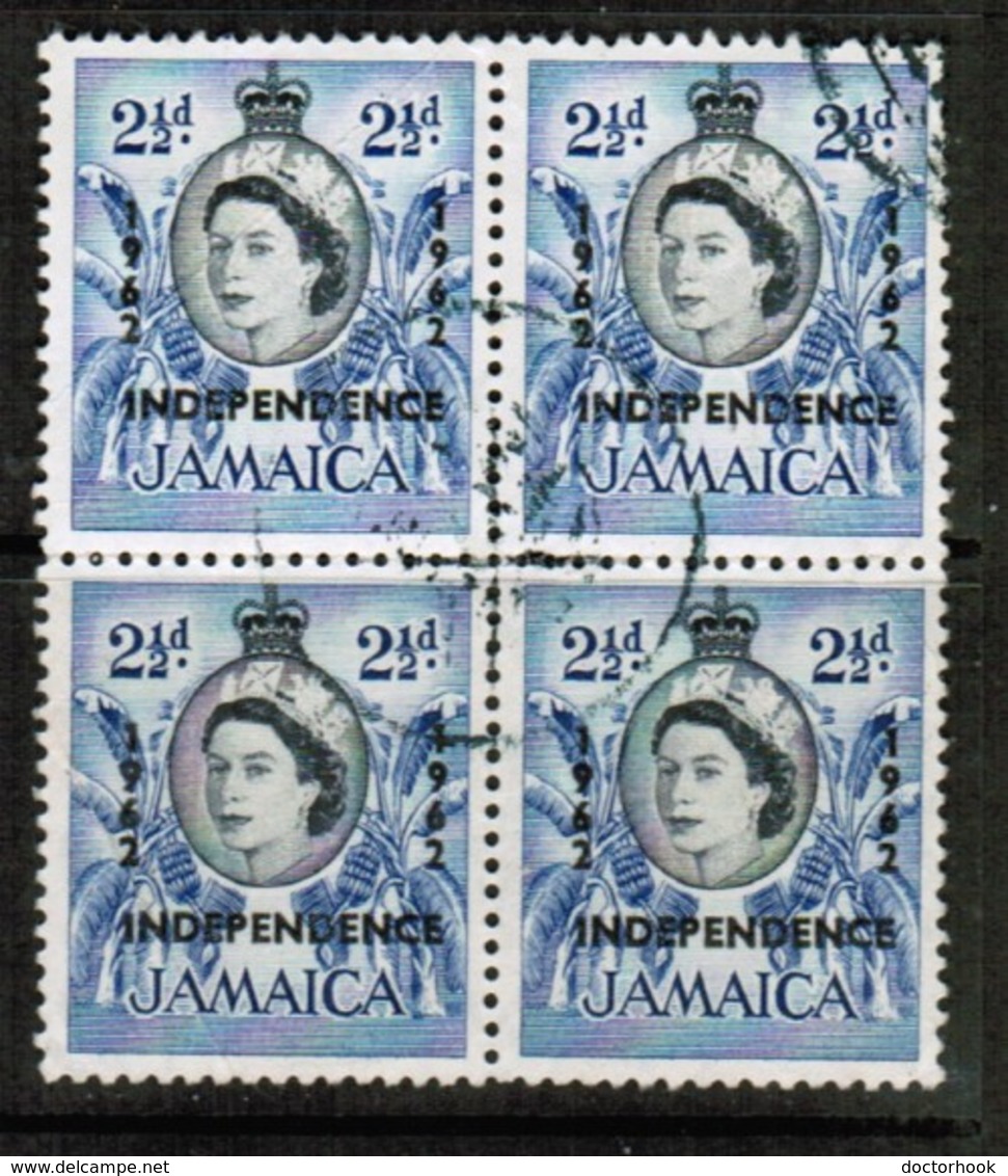 JAMAICA  Scott # 187 VF USED BLOCK Of 4 (Stamp Scan # 484) - Jamaica (1962-...)