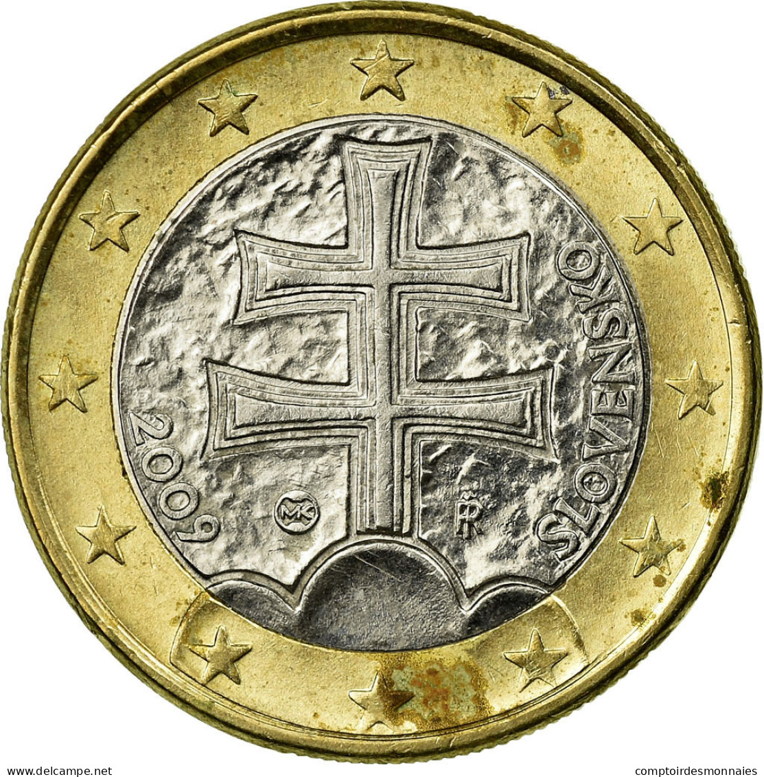 Slovaquie, Euro, 2009, TTB, Bi-Metallic, KM:101 - Slovakia