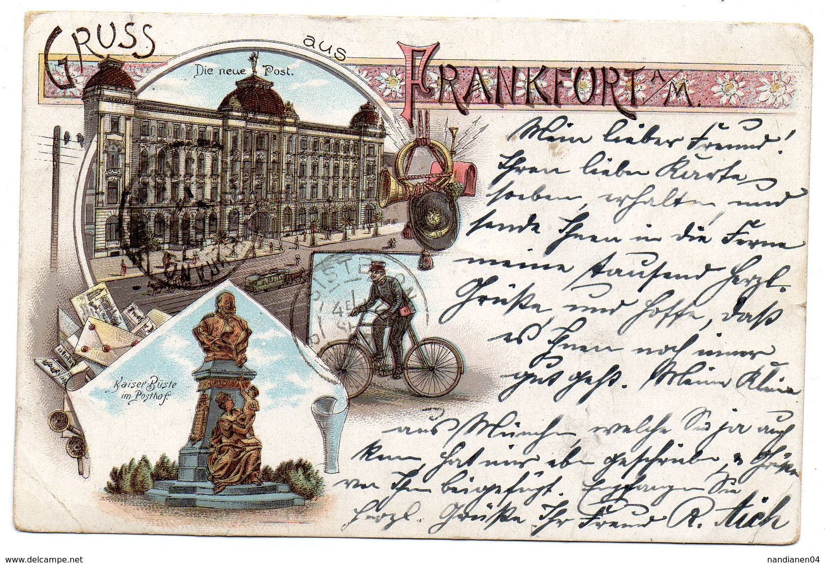 ***CPA - Allemagne - Frankfurt - Gruss Aus Frankfurt - 1897 - Précurseur - Poste - Frankfurt A. D. Oder