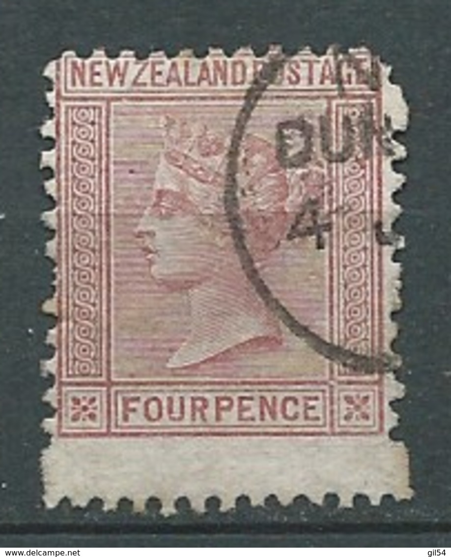 Nouvelle  Zélande  -  Yvert N° 55 Oblitéré  ( Timbre Géant , Décalage Du Piquage Vers Le Bdf En Bas )   --  Cw 34612 - Usados