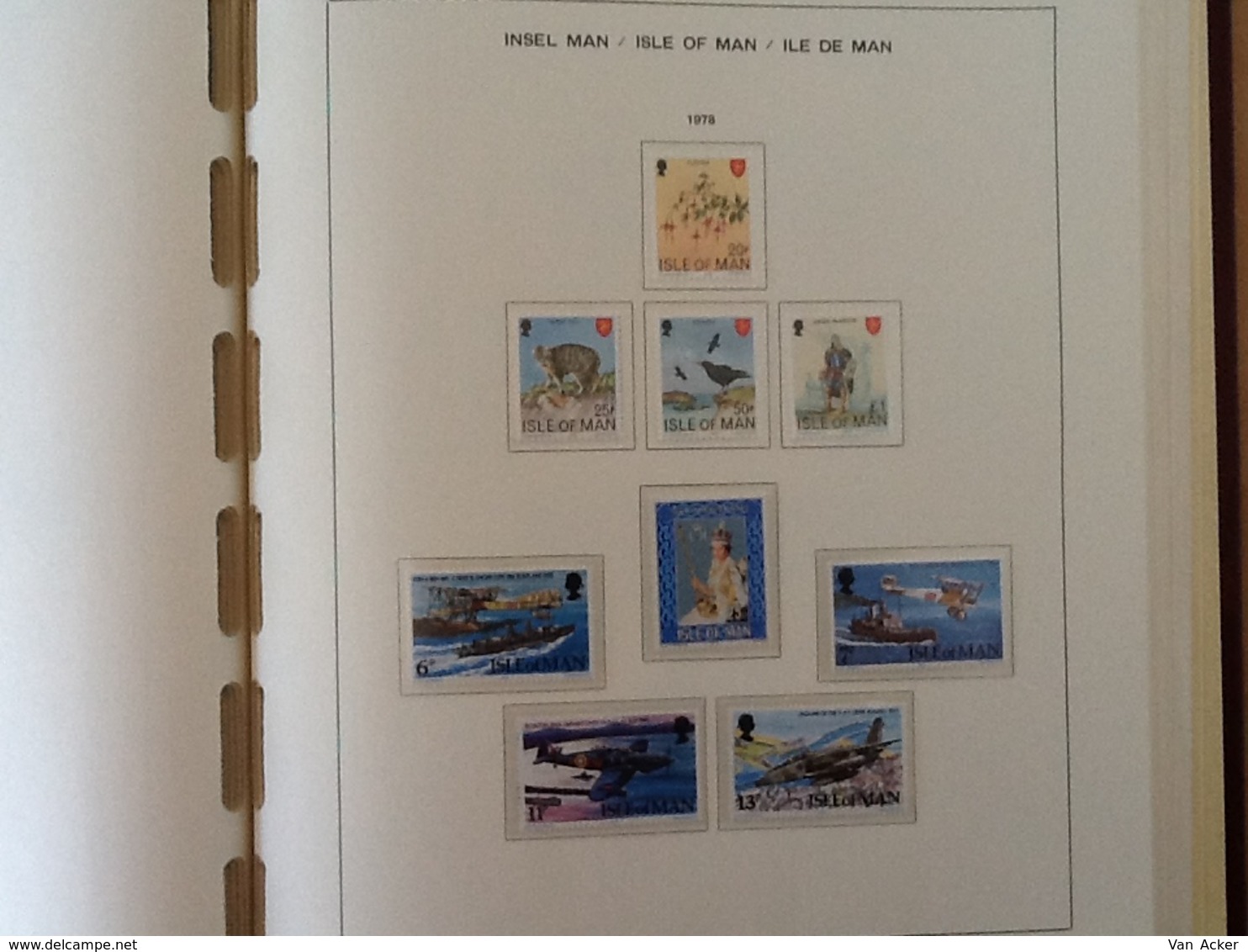 Collection Isle of Man MNH.