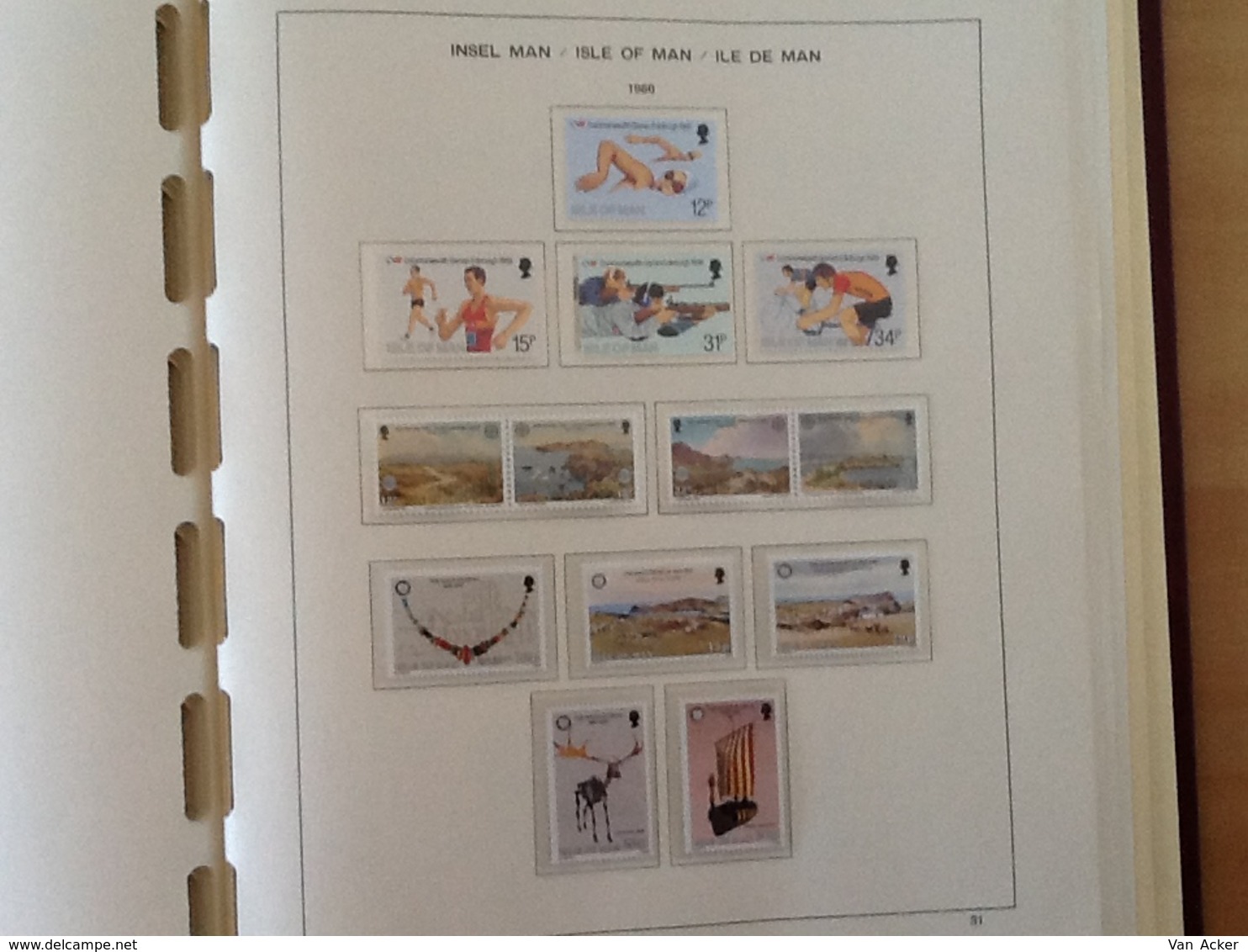 Collection Isle of Man MNH.