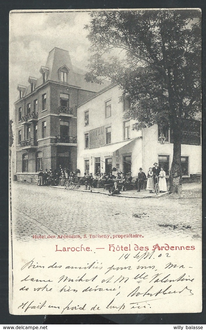 +++ CPA - LAROCHE - Hôtel Des Ardennes - Terrasse Animée  // - La-Roche-en-Ardenne