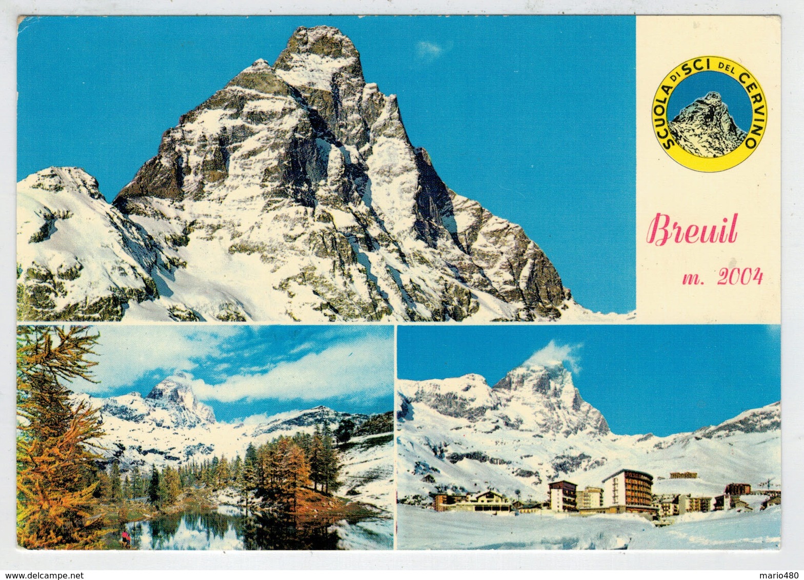 VALLE  D'AOSTA   CERVINIA  BREUIL  IL  CERVINO  IL  LAGO  BLU   PANORAMA       (NUOVA) - Altri & Non Classificati