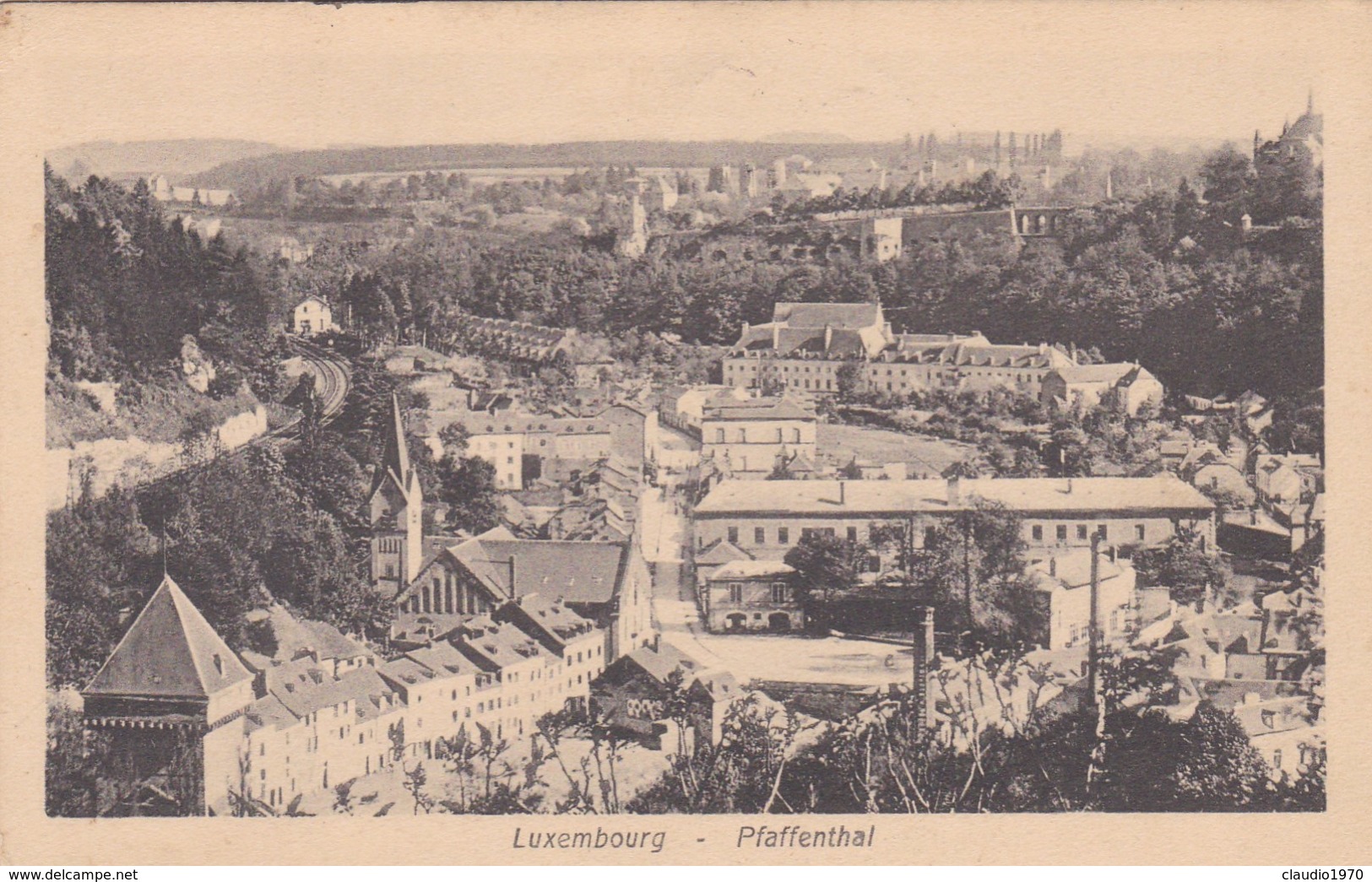 CARTOLINA - POSTCARD - LUXEMBOURG - PFFENTHAL - VIAGGIATA PER VILLA MORONI - MOLTRASIO ( COMO) - Altri & Non Classificati