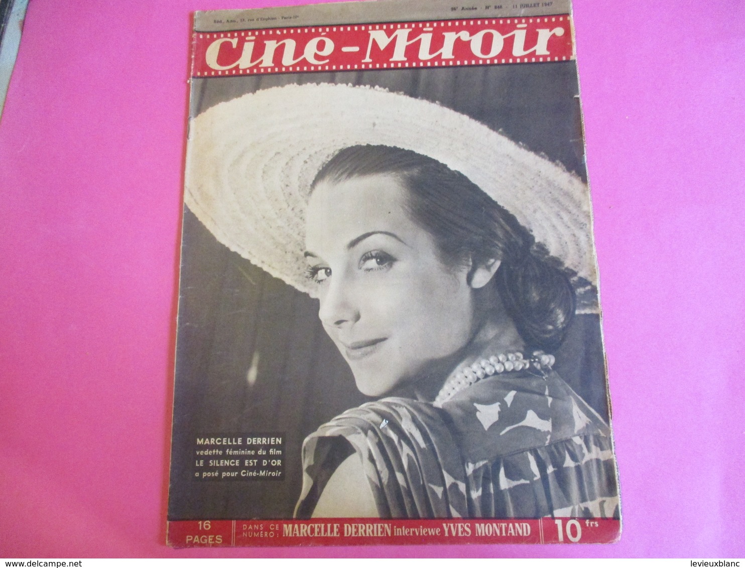 Cinéma/Revue/Ciné-Miroir/"TORRENTS"Renée FAURE, Georges MARCHAL/Serge De Poligny/Clark GABLE/ 1947  CIN115 - Altri & Non Classificati